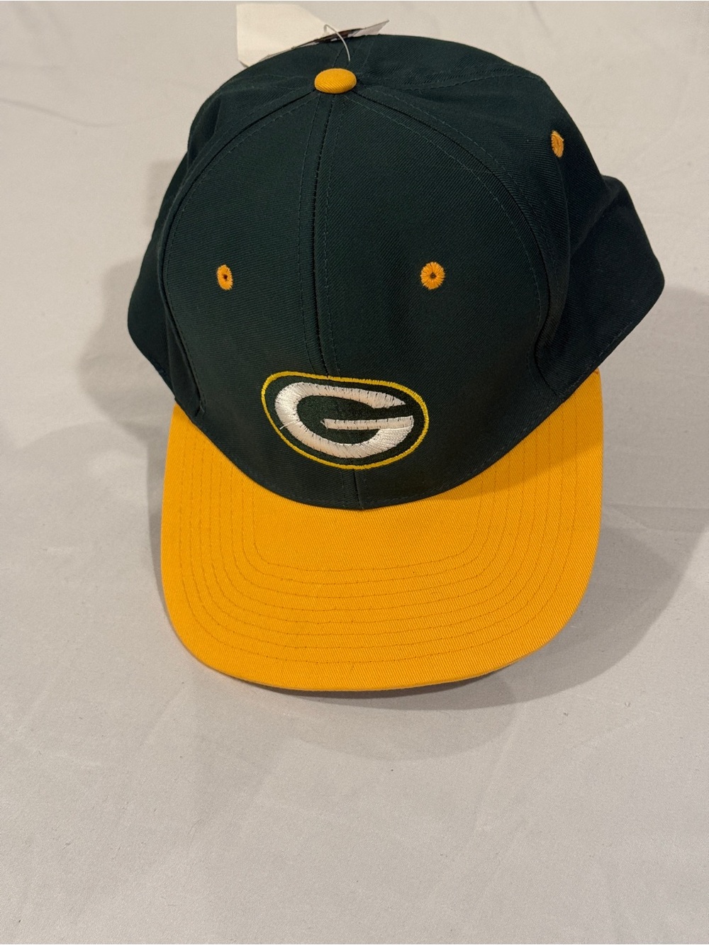 NWT Vintage Green Bay Packers Working Fiber Optic Light Up Hat Snapback 90s NFL
